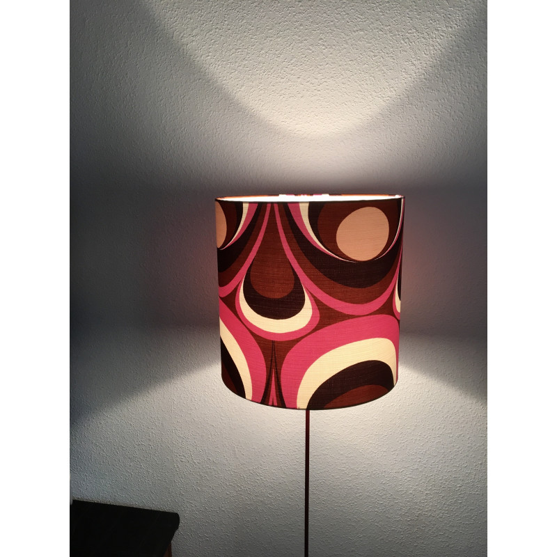 Lampshade Apollo P H33cm D33cm - vintage fabric