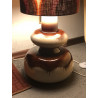 Lampe de sol Metropolis céramique et tissu vintage