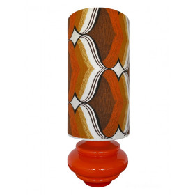 Lampe à poser Boston - opaline orange...