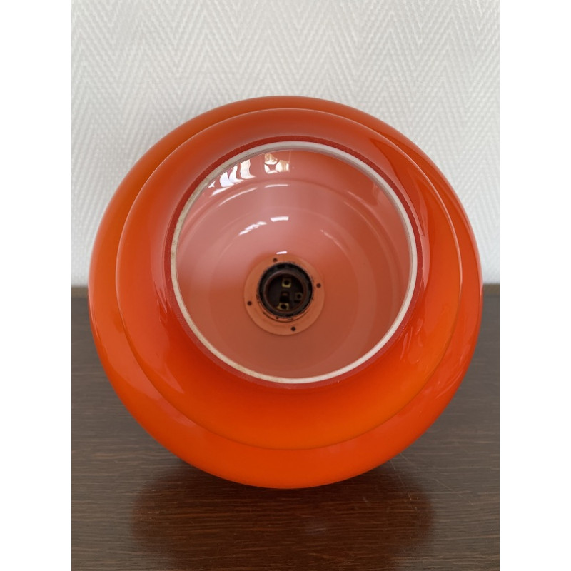 desklamp Boston - orange opalin glass