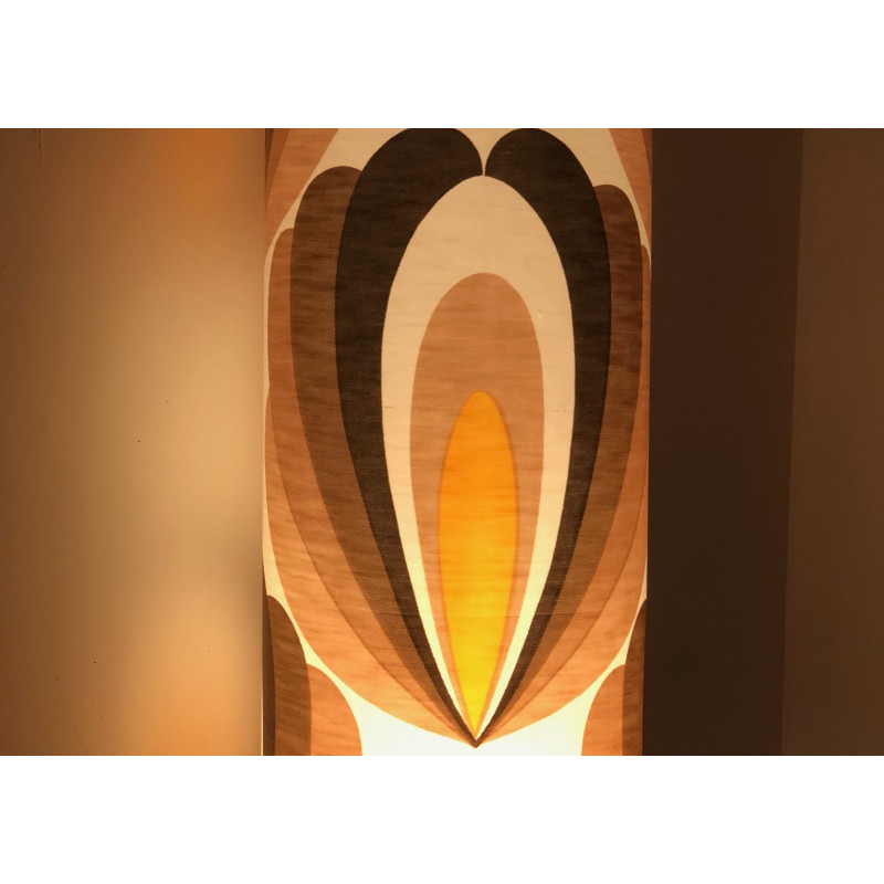 Lampshade Magnolia H80 D35 d30 - vintage tissue