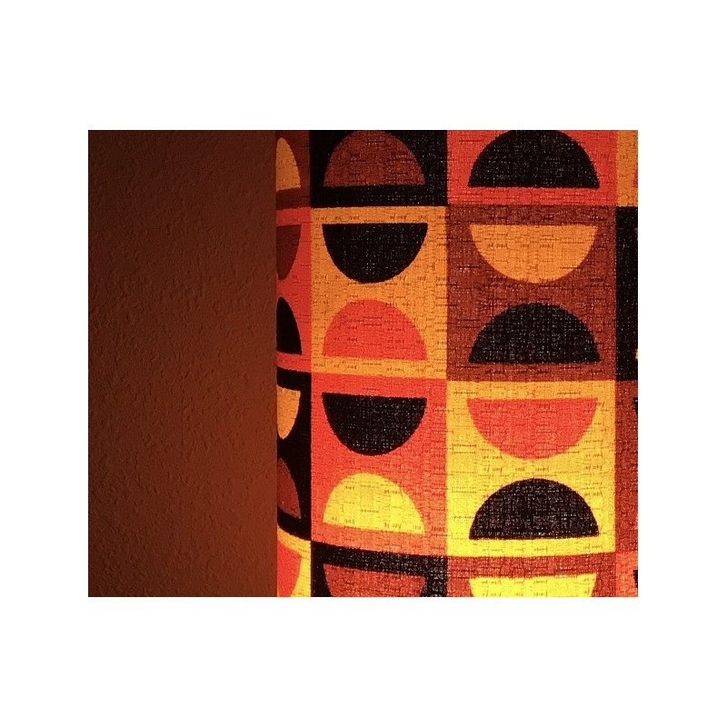 Lampshade Moma - H75cm D30cm - vintage fabric