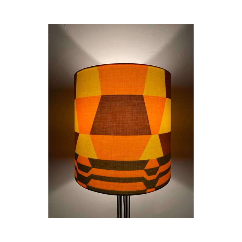 Lampshade Trapèze  H30cm D30cm - vintage tissue