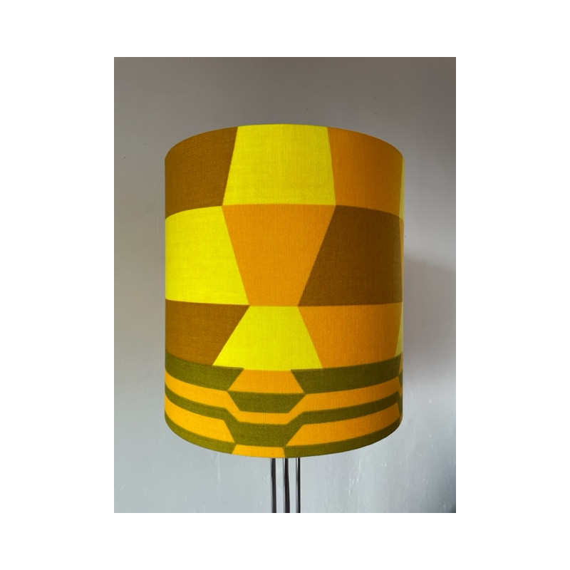 Lampshade Trapèze  H30cm D30cm - vintage tissue