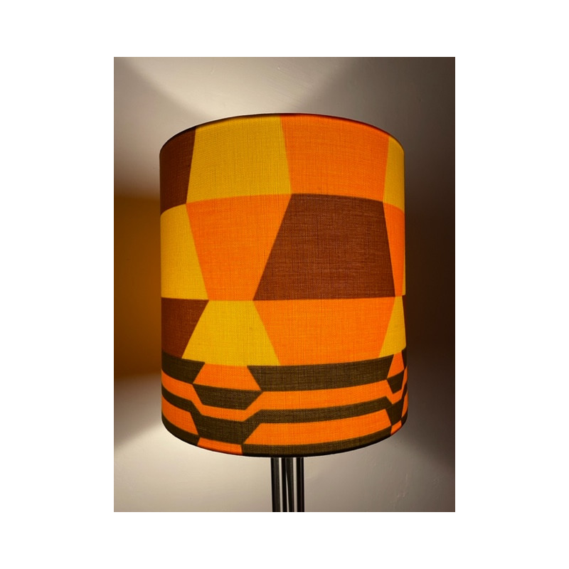 Lampshade Trapèze  H30cm D30cm - vintage tissue