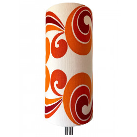 Abat-jour Arabesco H53 D25 - tissu vintage