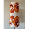 Lampshade Arabesco H53 D25 - vintage fabric