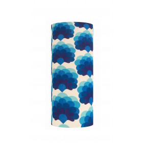 Lampshade Lotus blue - H80 D30cm -...