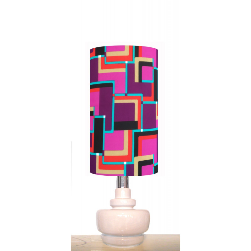 Lampshade Miranda H57cm D30cm - vintage fabric