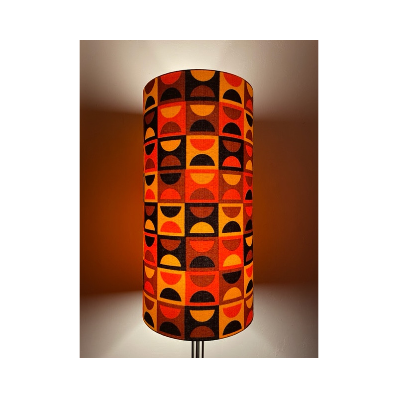 Lampshade Moma - H75cm D30cm - vintage fabric