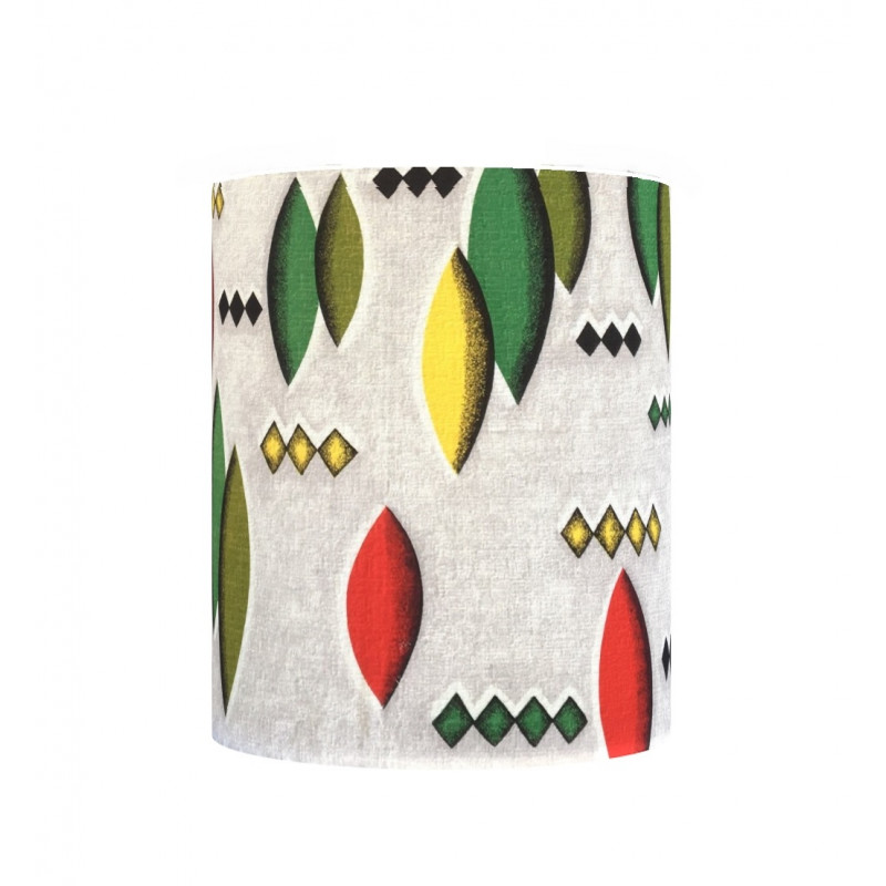 Lampshade Baccata H40cm D35cm - 60s fabric