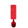 Lampshade red Pausa H75cm D30cm  vintage 70's