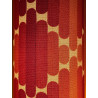 DeskLamp Camaieu - orange opalin glass and mid-century fabric