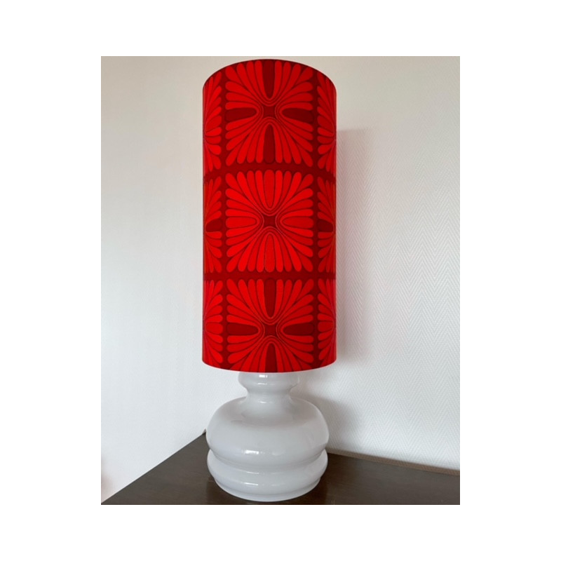 Lampshade Pausa H55 D28 - tissu vintage