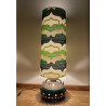 Lampshade Green Envy H80 D35 d30cm - mid-century fabric