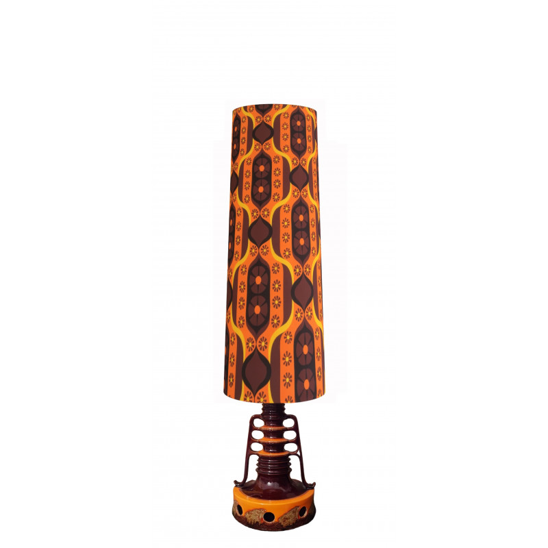 Lampshade Sherazade H87cm D35cm D25cm - vintage fabric