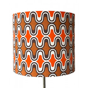 Lampshade Novaline H35 D40 1970's fabric