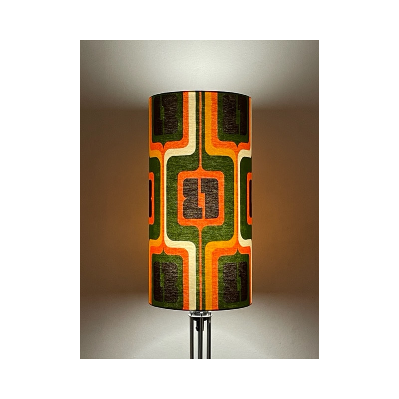 Lampshade Robin H40 D20 1970's fabric