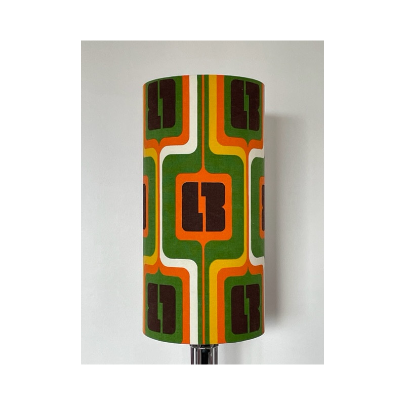 Lampshade Robin H40 D20 1970's fabric