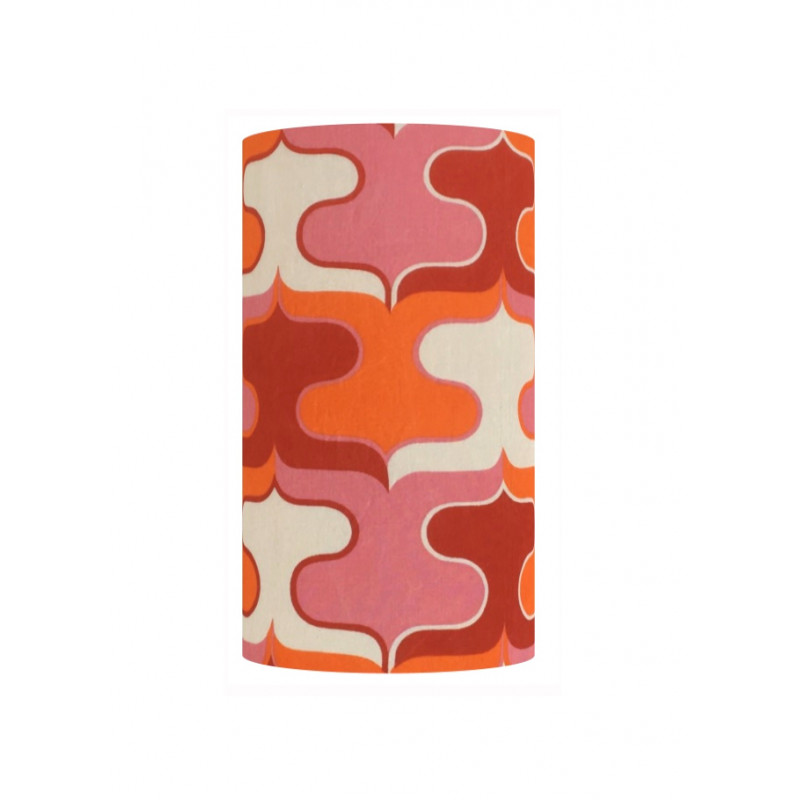 Lampshade Pink Bisou H50 D25cm - vintage tissue Lampshade Pink Bisou H50 D25cm - vintage tissue