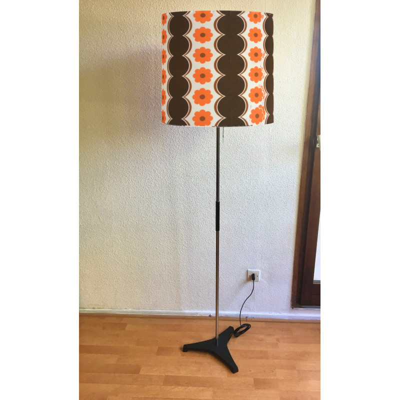 Lampshade Palm beach H40 D40 - vintage fabric