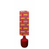 Abat-jour Naxos rouge H75 D30 vintage 70's