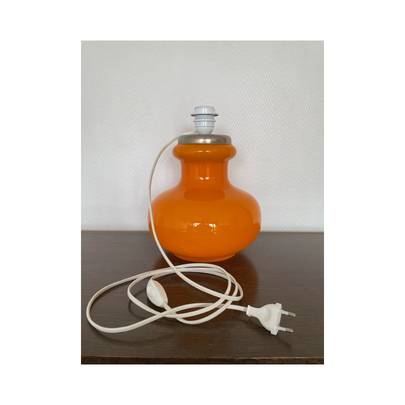 Desklamp Maori  - orange opalin glass