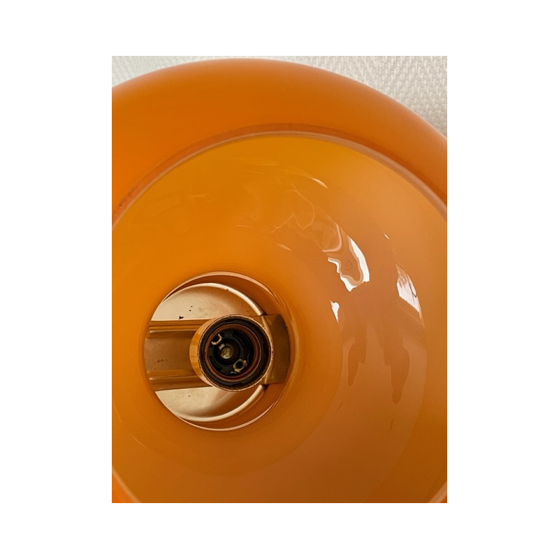 Desklamp Maori  - orange opalin glass