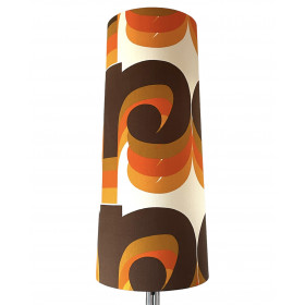 Abat-jour Oméga H80 D35 d30 - tissu vintage