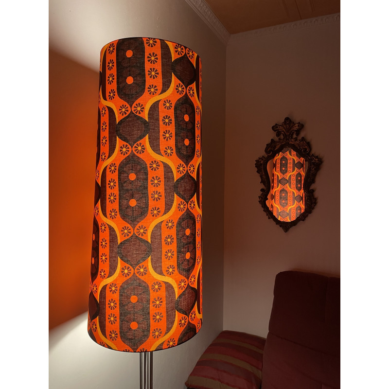 Lampshade Sherazade H87cm D35cm D25cm - vintage fabric