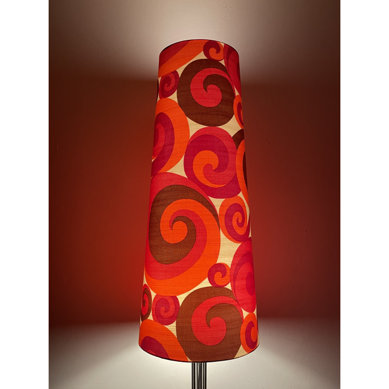 Lampshade Funky H87cm D35cm D25cm - vintage fabric