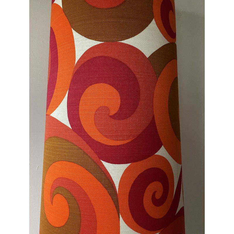 Lampshade Funky H87cm D35cm D25cm - vintage fabric