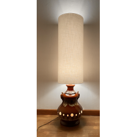 Abat-jour Blanc cassé texturé H75 D30