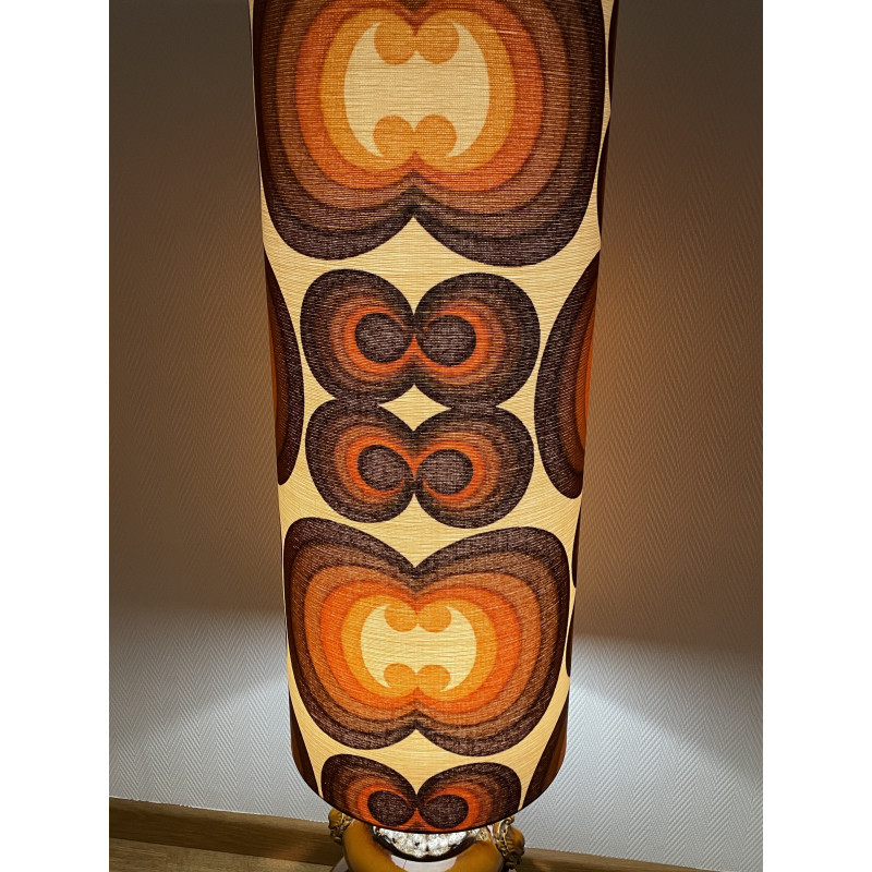 Lampshade Bat signal H75cm D30cm  vintage 70's