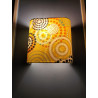 Wall lamp Boheme yellow - vintage fabric
