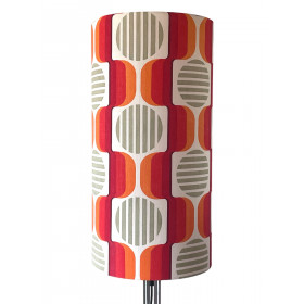 Abat-jour Solaris H55 D30 - tissu vintage