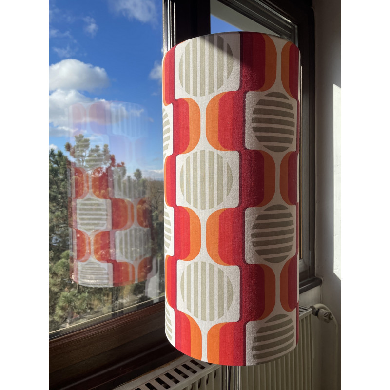 Lampshade Solaris H55 D30cm - tissu vintage