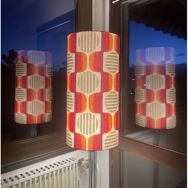 Lampshade Solaris H55 D30cm - tissu vintage