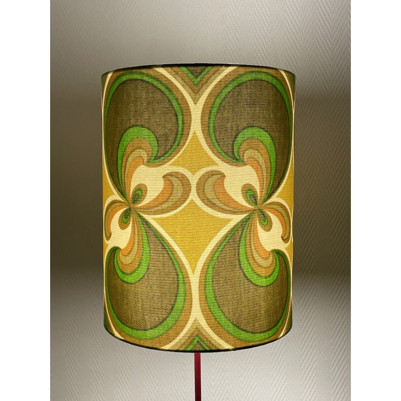 Lampshade Tilia H30 D20cm - mid-century fabric