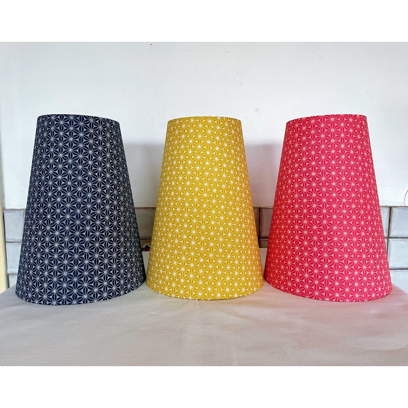 3 lampshades Fuji H26 D20 d12cm