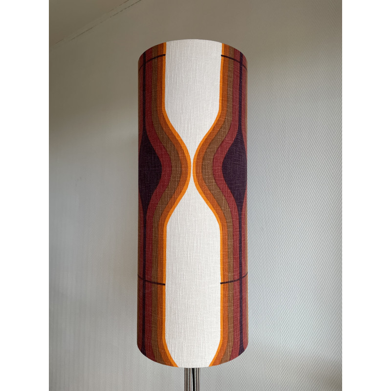 Lampshade Métropolis H75cm D30cm - vintage fabric