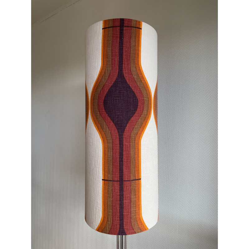 Lampshade Métropolis H75cm D30cm - vintage fabric