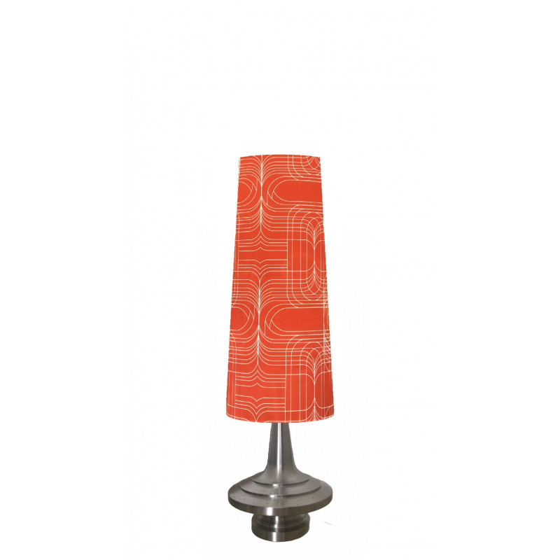 Lampshade Spiro H87cm D35cm D25cm - vintage fabric