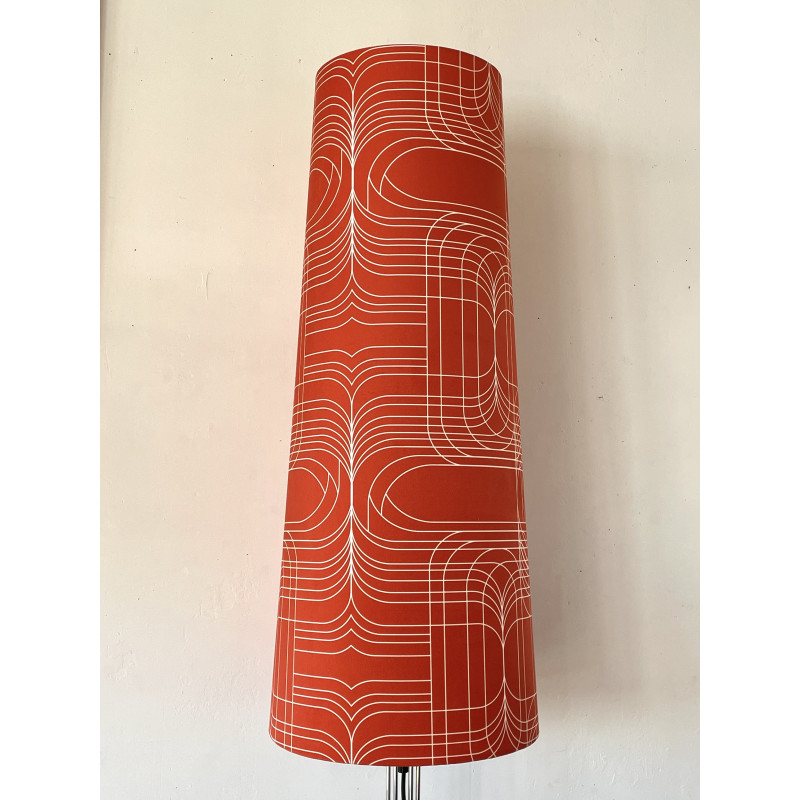 Lampshade Spiro H87cm D35cm D25cm - vintage fabric