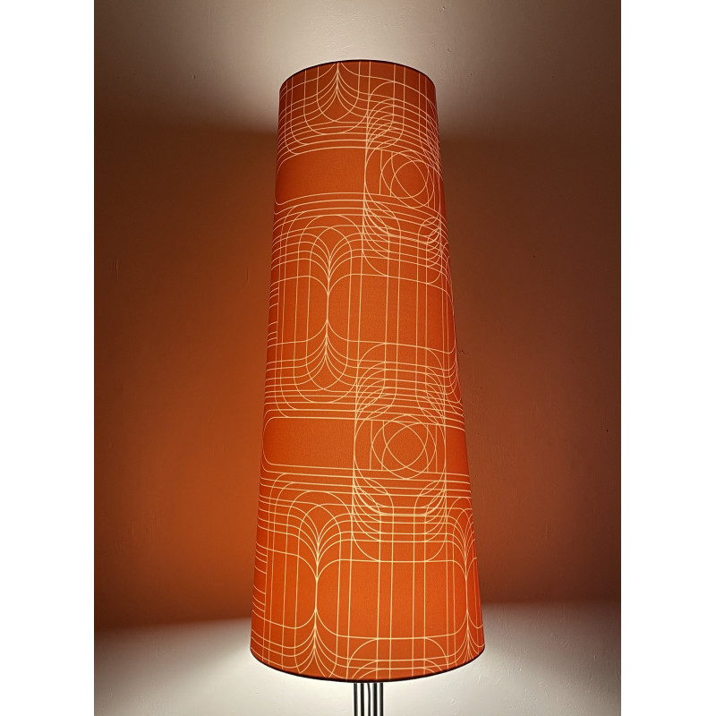 Abat-jour Spiro H87 D35 D25 - tissu vintage