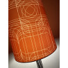 Lampshade Spiro H87cm D35cm D25cm - vintage fabric