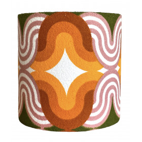 Applique murale abat-jour tissu Spongy - demi rond