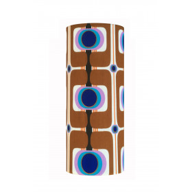 Lampshade Exodus H75 D30cm - 70s fabric