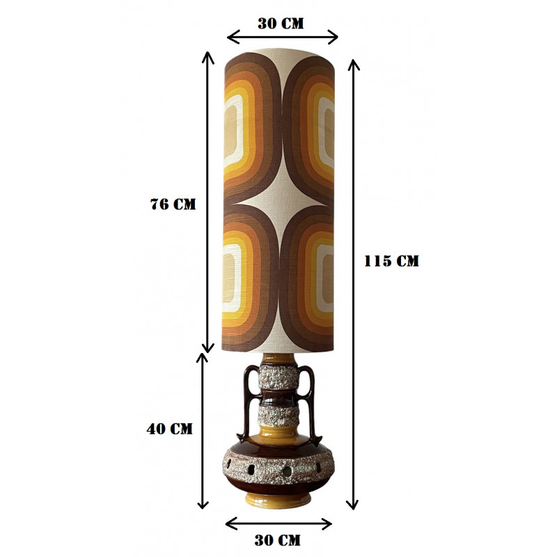 Floorlamp Rubix - vintage 1970's