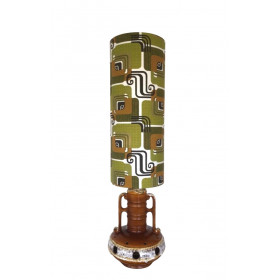 FloorLamp Tennessee  - brown ceramic...